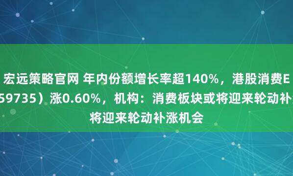 宏远策略官网 年内份额增长率超140%，港股消费ETF（159735）涨0.60%，机构：消费板块或将迎来轮动补涨机会