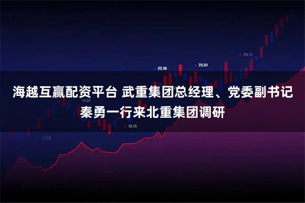 海越互赢配资平台 武重集团总经理、党委副书记秦勇一行来北重集团调研