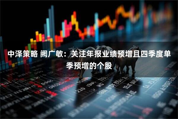 中泽策略 阙广敏：关注年报业绩预增且四季度单季预增的个股